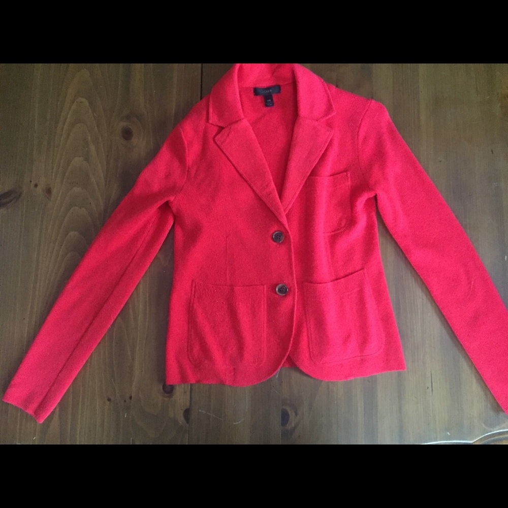 J. Crew sweater blazer